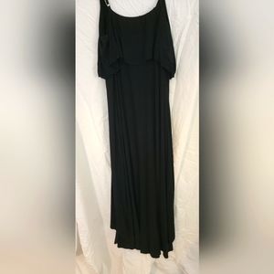 Lane Bryant size 14/16 high low maxi dress - black